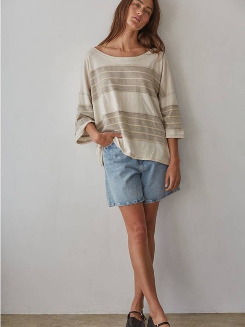By Together Boxy Tee - Oversized Tee - Size Small - Picture 9 of 10